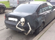 Череп с костями
